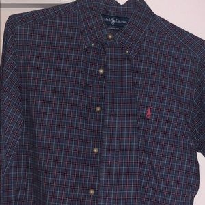 RALPH LAUREN BUTTON DOWN DRESS SHIRT
